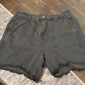 Aerie Black Cargo Shorts